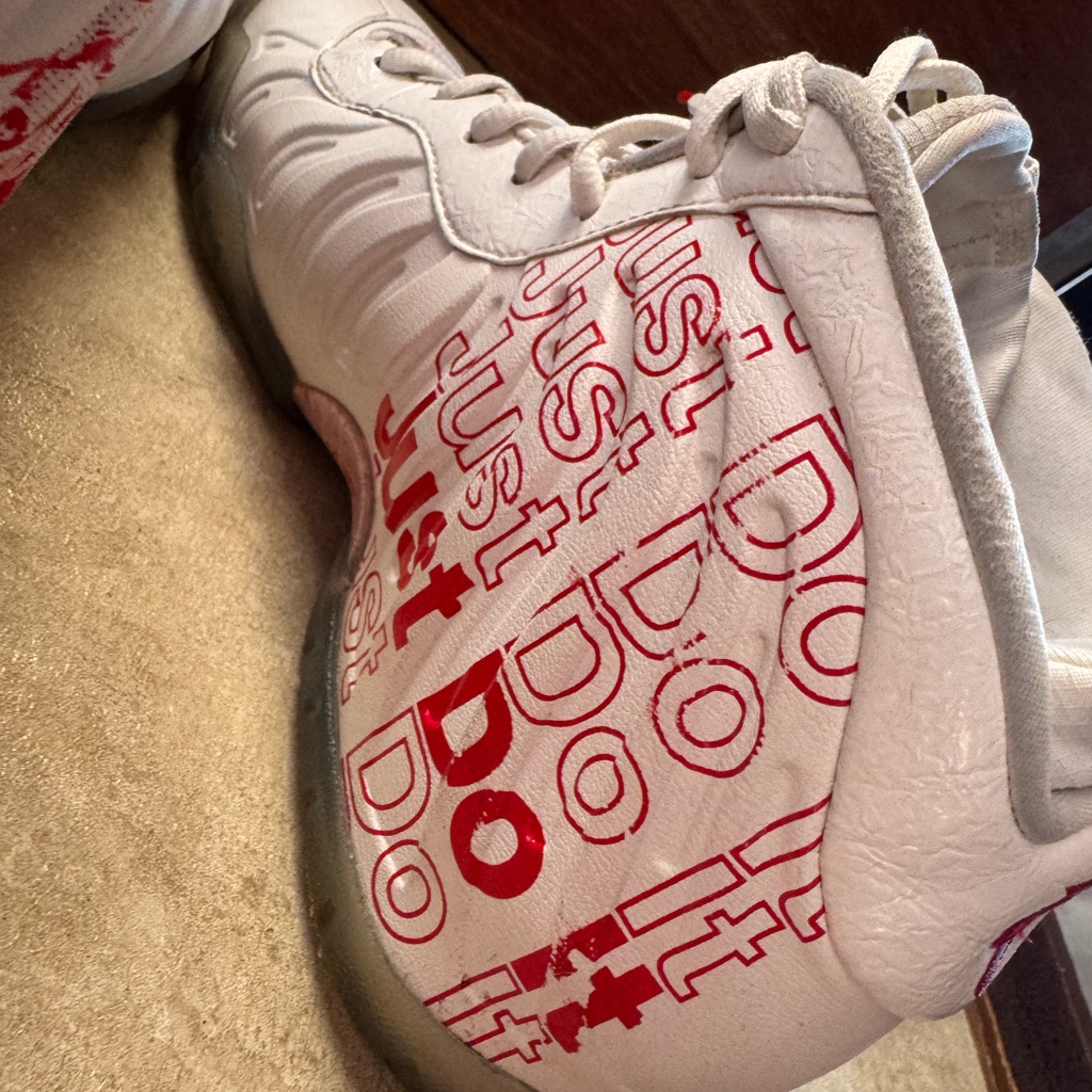 Nike Customs Red Roses